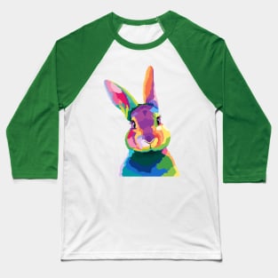 rabbit wpap pop art Baseball T-Shirt